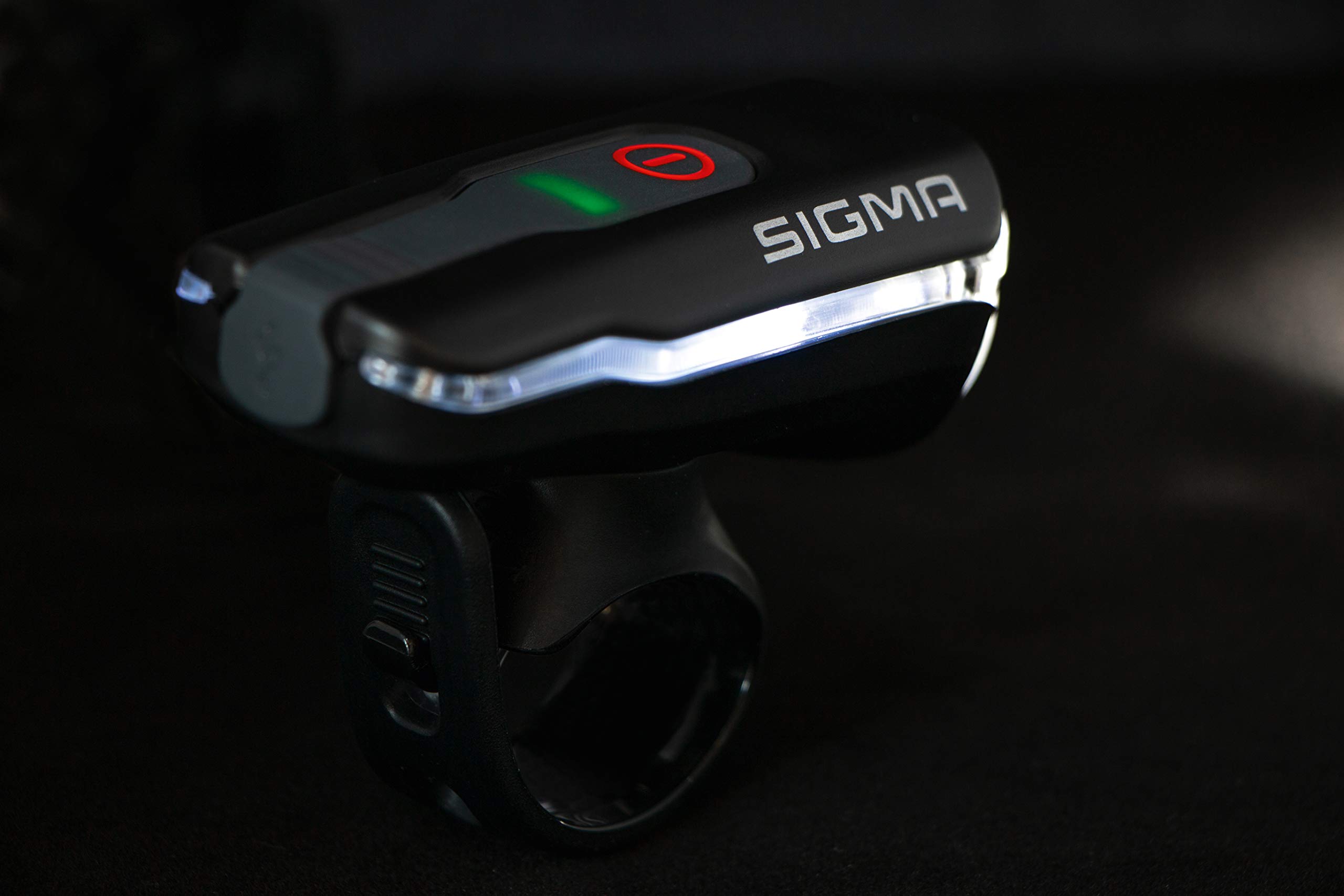 SIGMA Aura 60 USB | Fahrrad Frontleuchte mit 60 LUX | StVZO zugelassenes, akkubetriebenes Vorderlicht | 3 Leuchtmodi | wetterfestes & wiederaufladbares Frontlicht