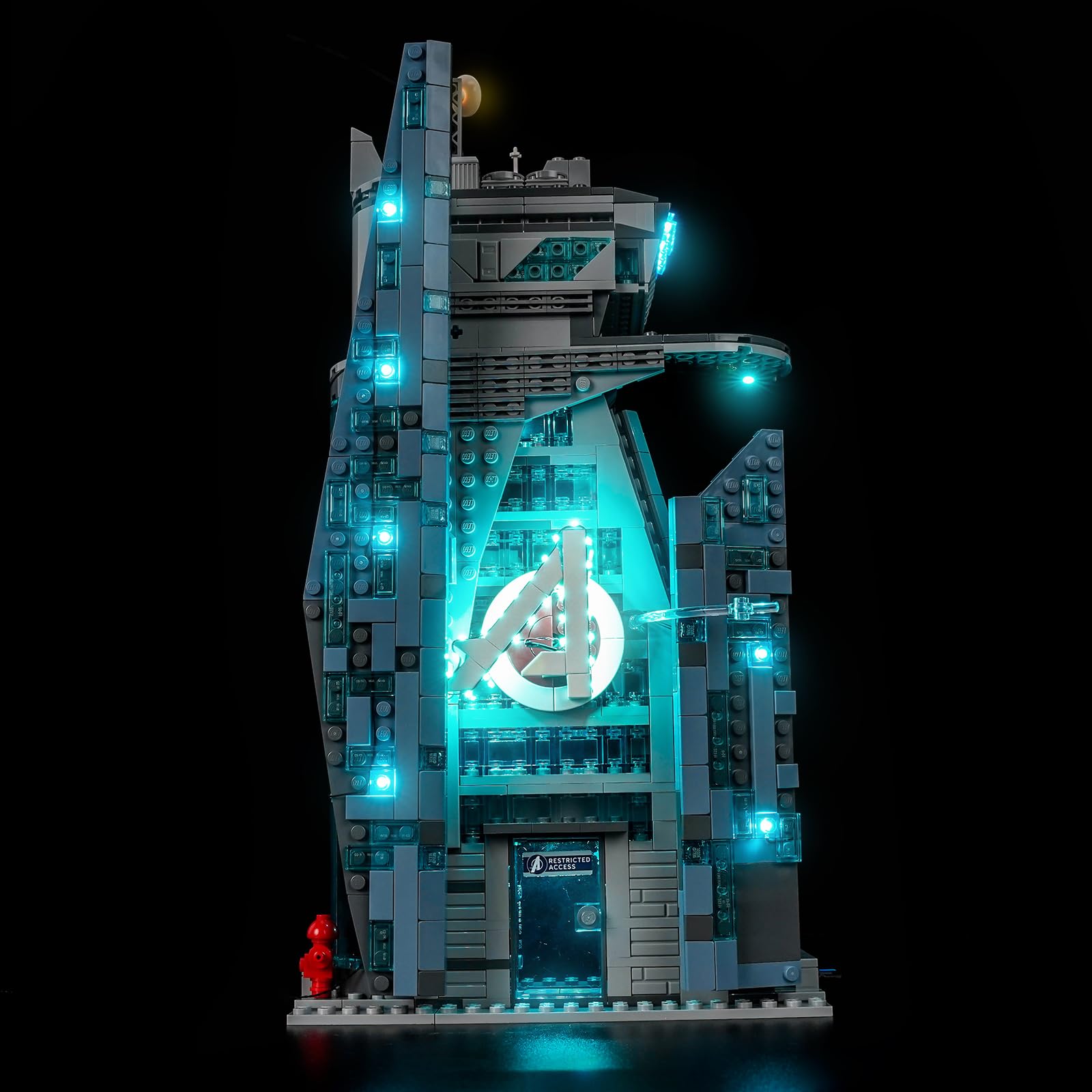 Set di luci a LED compatibile con Lego Doomsday New Avengers Tower 76352