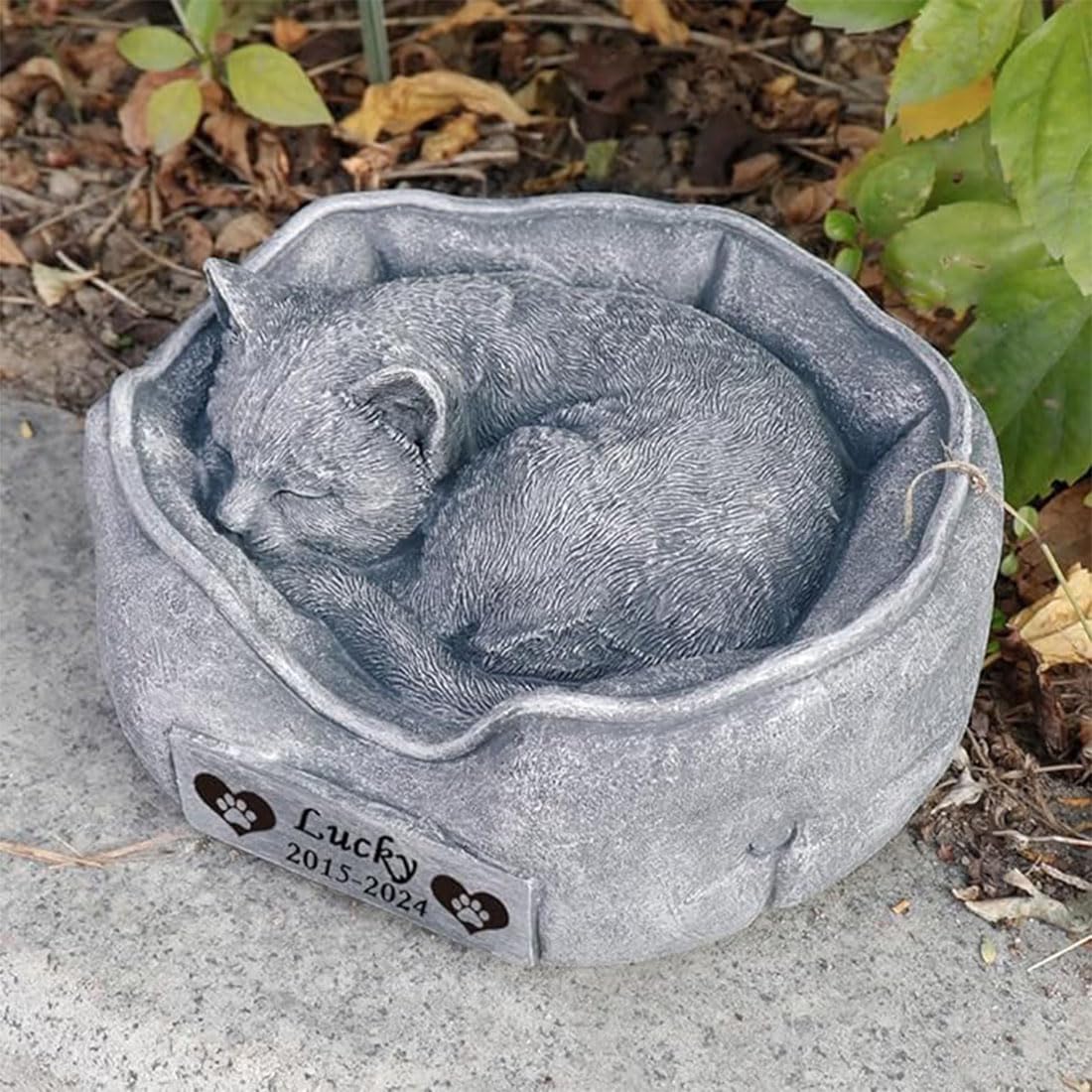 Pietra commemorativa del Gatto Personalizzata Marcatore di Tomba Lapide Giardino Regali Perdita