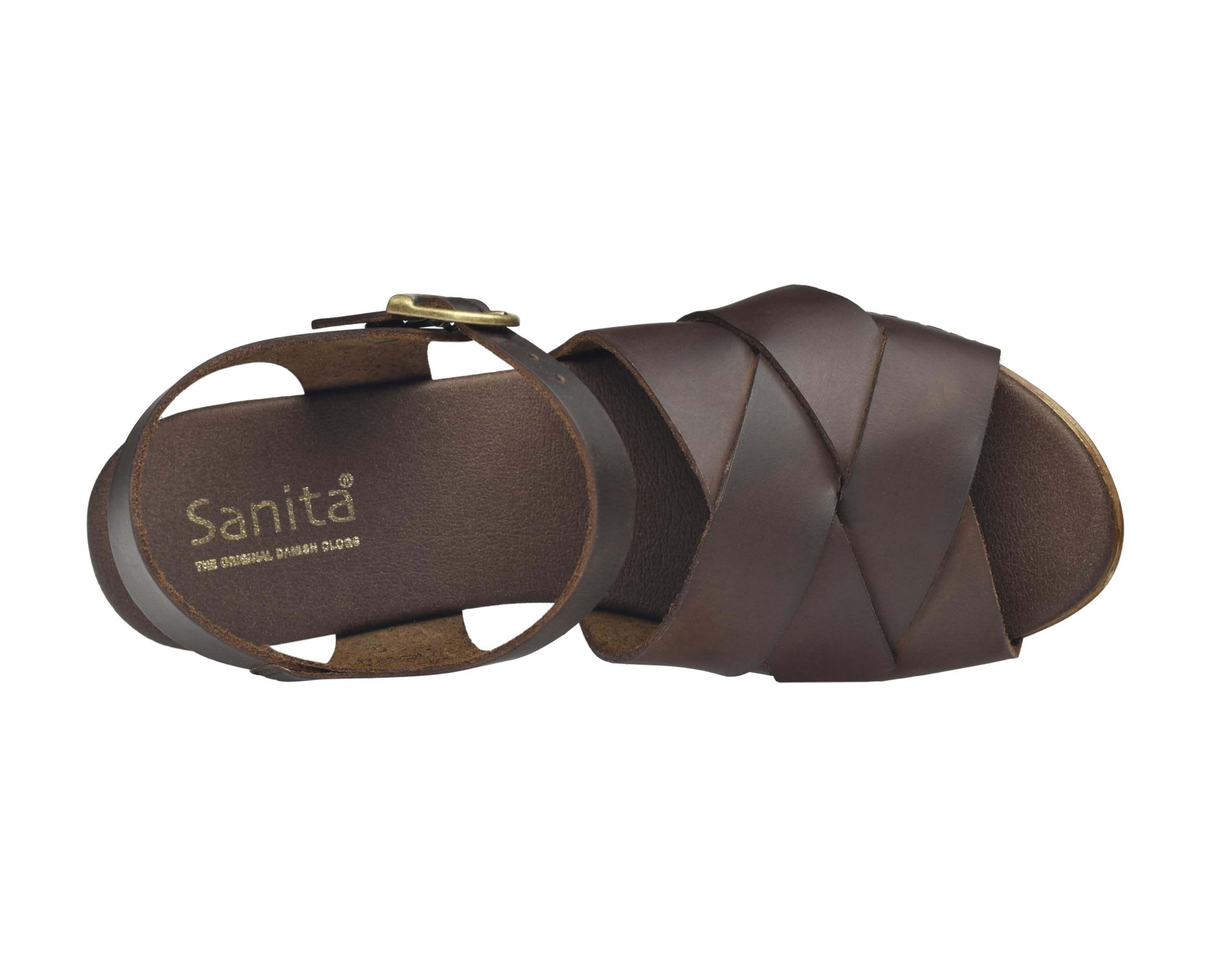 Sanita Non Wood Sabbie Leder Sandale