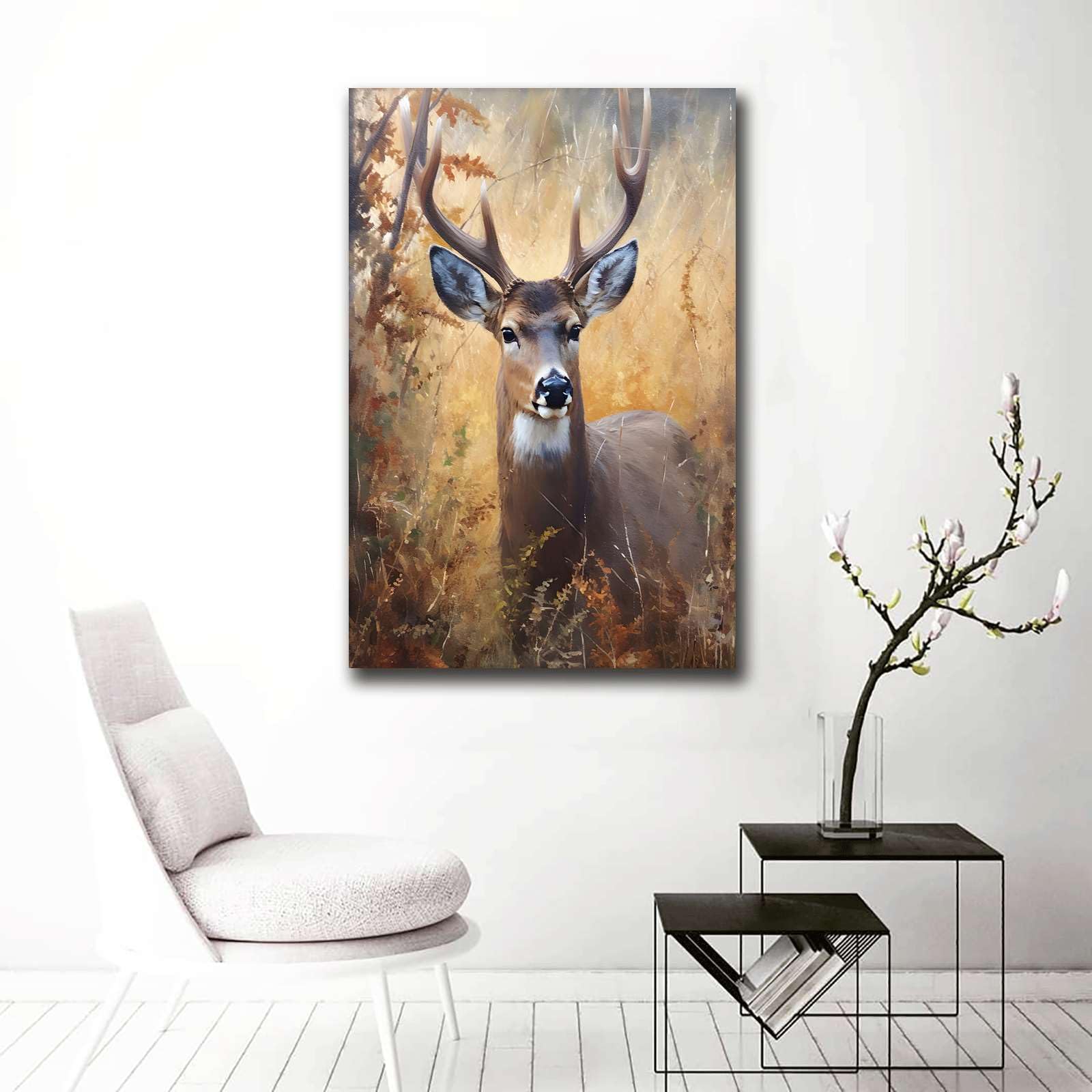 Amazon.com: AutumnChi Poster Wall Art Print Whitetail Deer