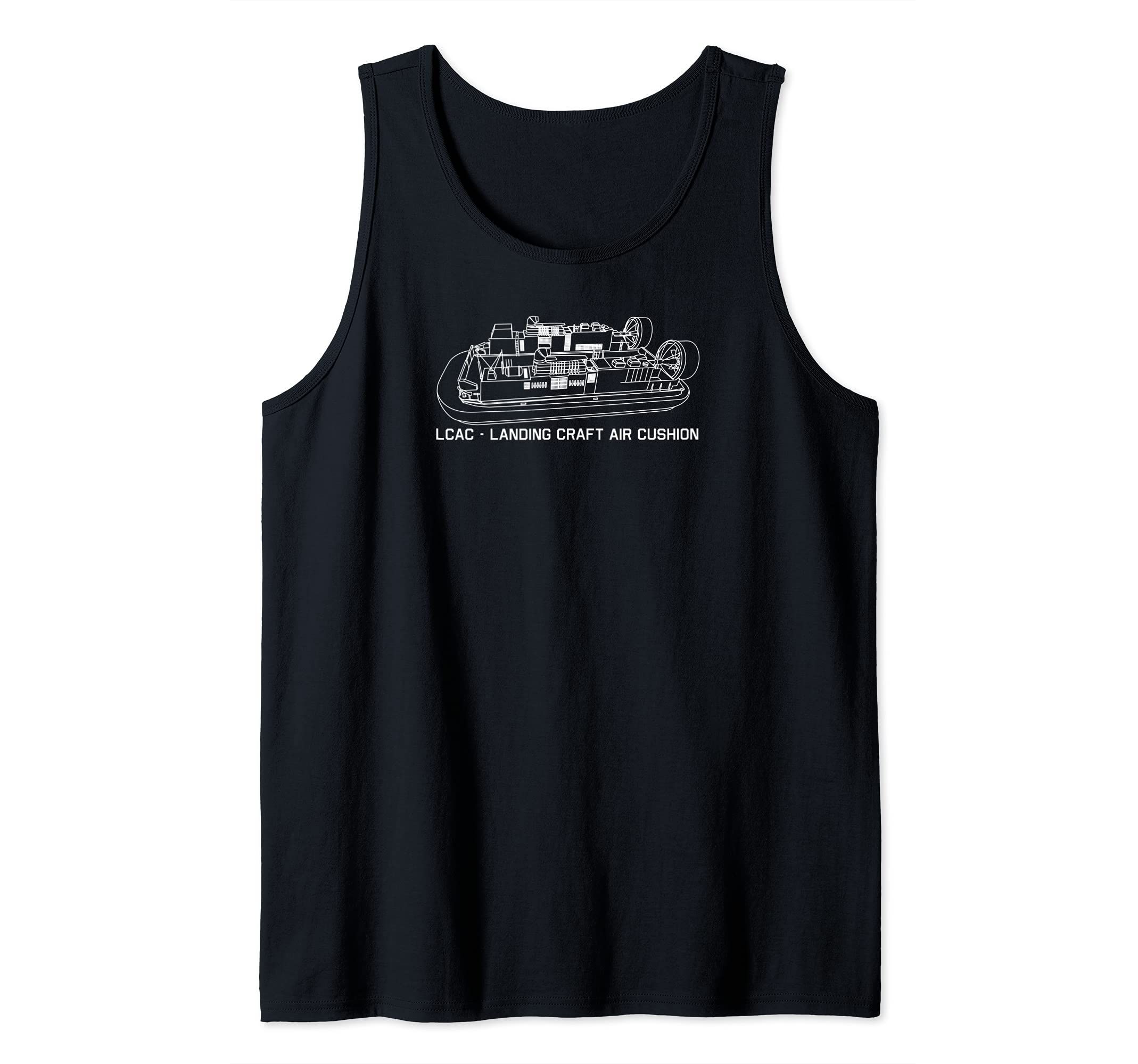 Landing Craft Air Cushion LCAC Military Hovercraft Diagram Tank Top
