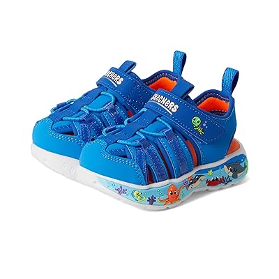 SKECHERS KIDS Play Scene Splash 407041N (Toddler) Boys Shoes Light Blue