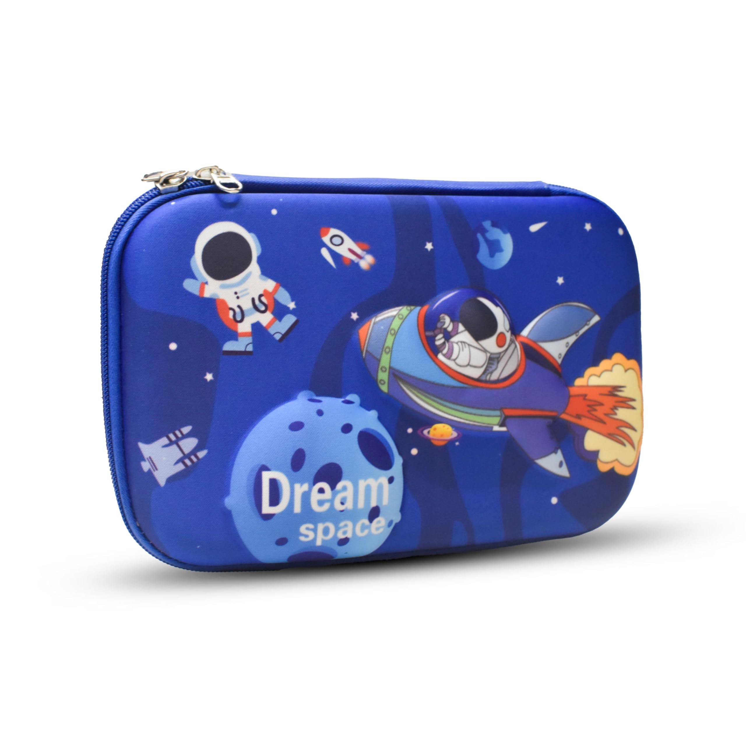 COZY nose-Pencil Box For Girls And Boys-3D Eva Pencil Case-Large Capacity Pencil Pouch Bag-School Pouch Organizer For Students, Stylish Pen Holder Pouch, Stationery Box (Space, Canvas, Blue) (B0CQKH7DV9) Amazon Price History, Amazon Price Tracker