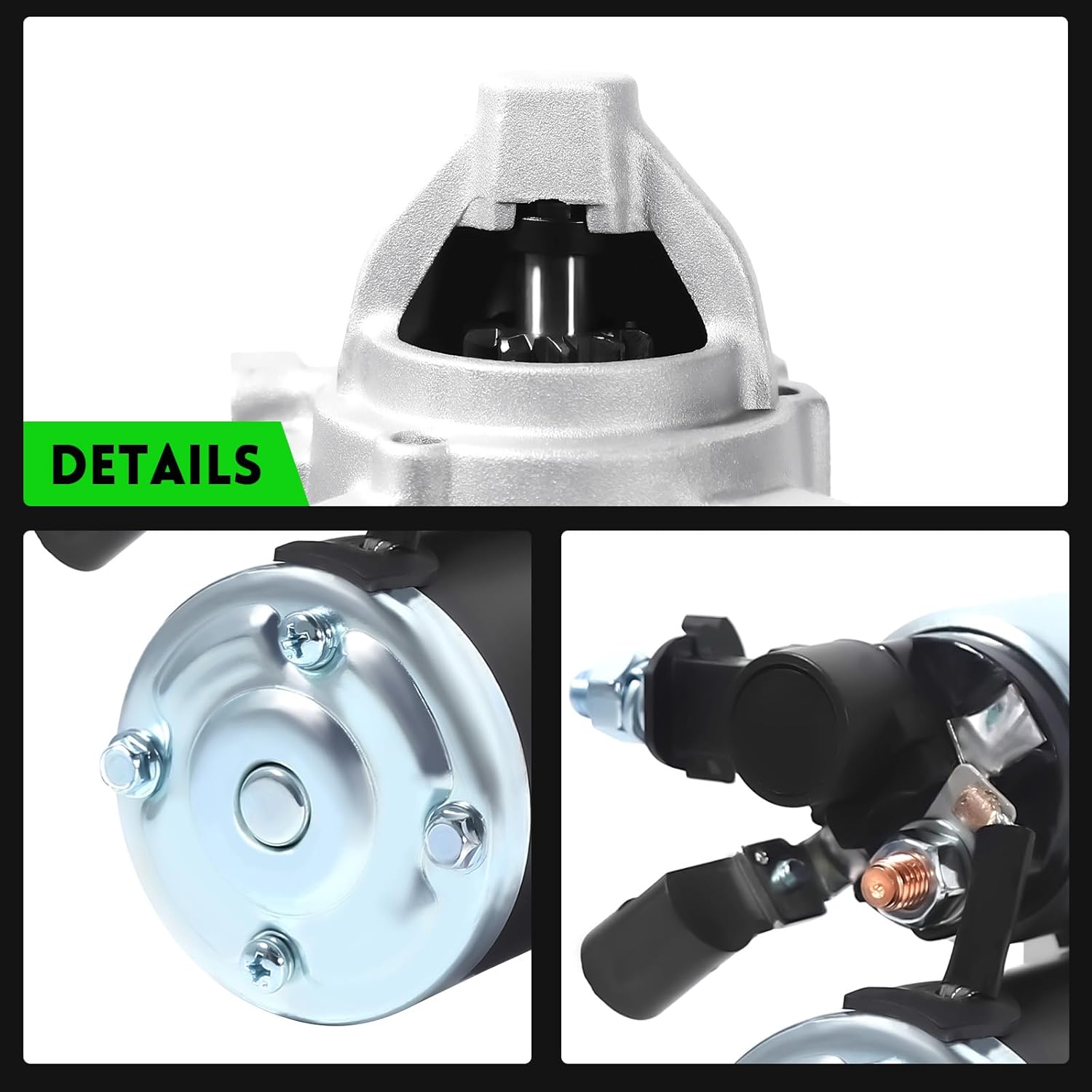 10910N New Starter Replacement for 2014-2018 Chevrolet Silverado 1500 Suburban Tahoe, GMC Sierra 1500 Yukon Savana 4.3L 5.3L 6.2L, Cadillac Escalade, Express Van 2500 3500 V6 V8 12655055 M000T24072