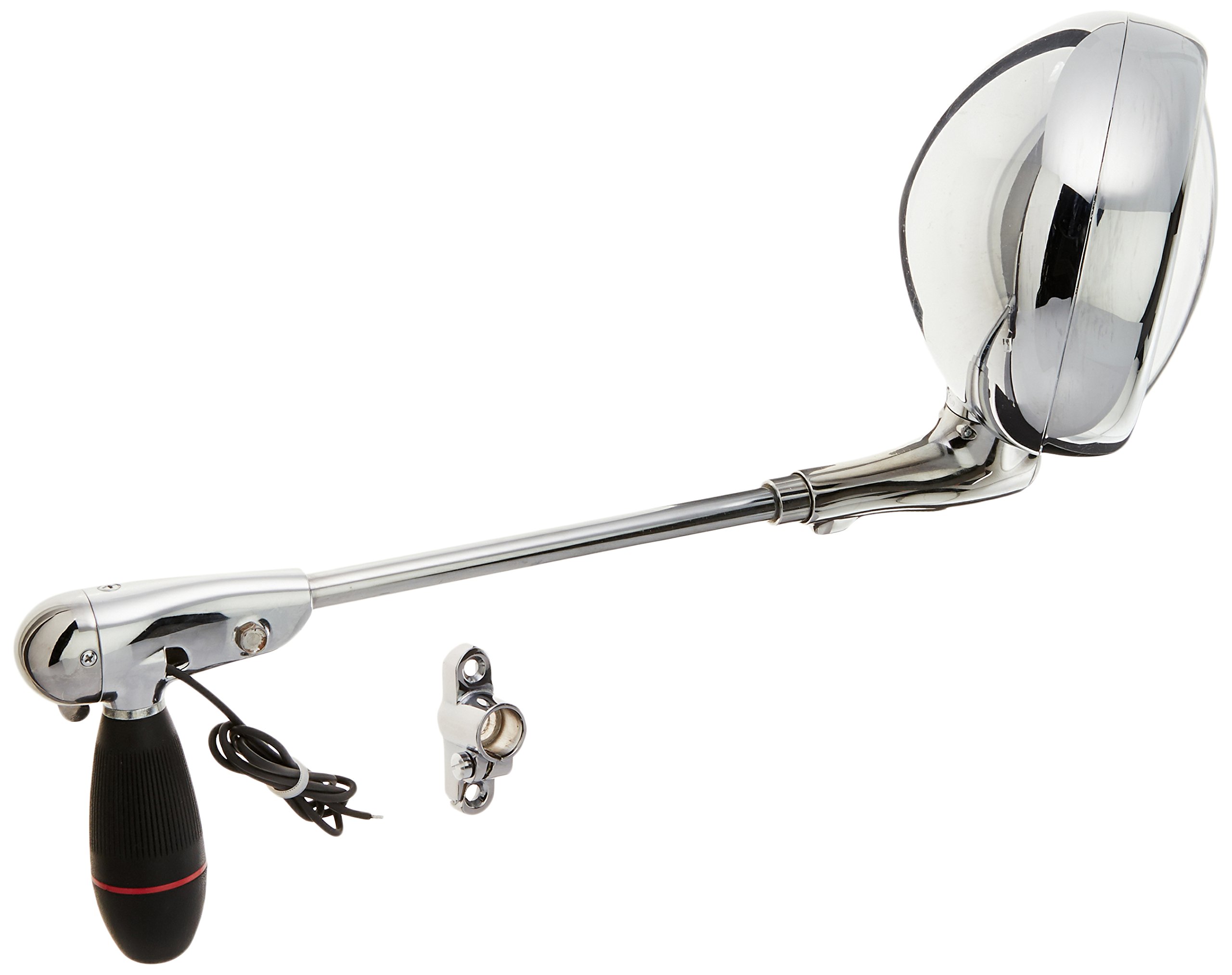 1995 International 9300 PRO-Sleeper Side Roof Mount Spotlight - 6 inch - 100W Halogen - Passenger Side with Install kit(-Black)