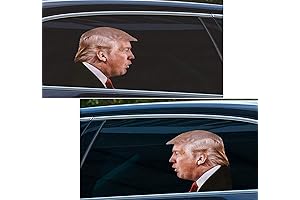 Greenf 2PCS Trump Stickers - Express Your Political Views with Style