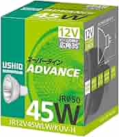Amazon | USHIO スーパーライン（12V） JRφ50 ADVANCE 45W 広角