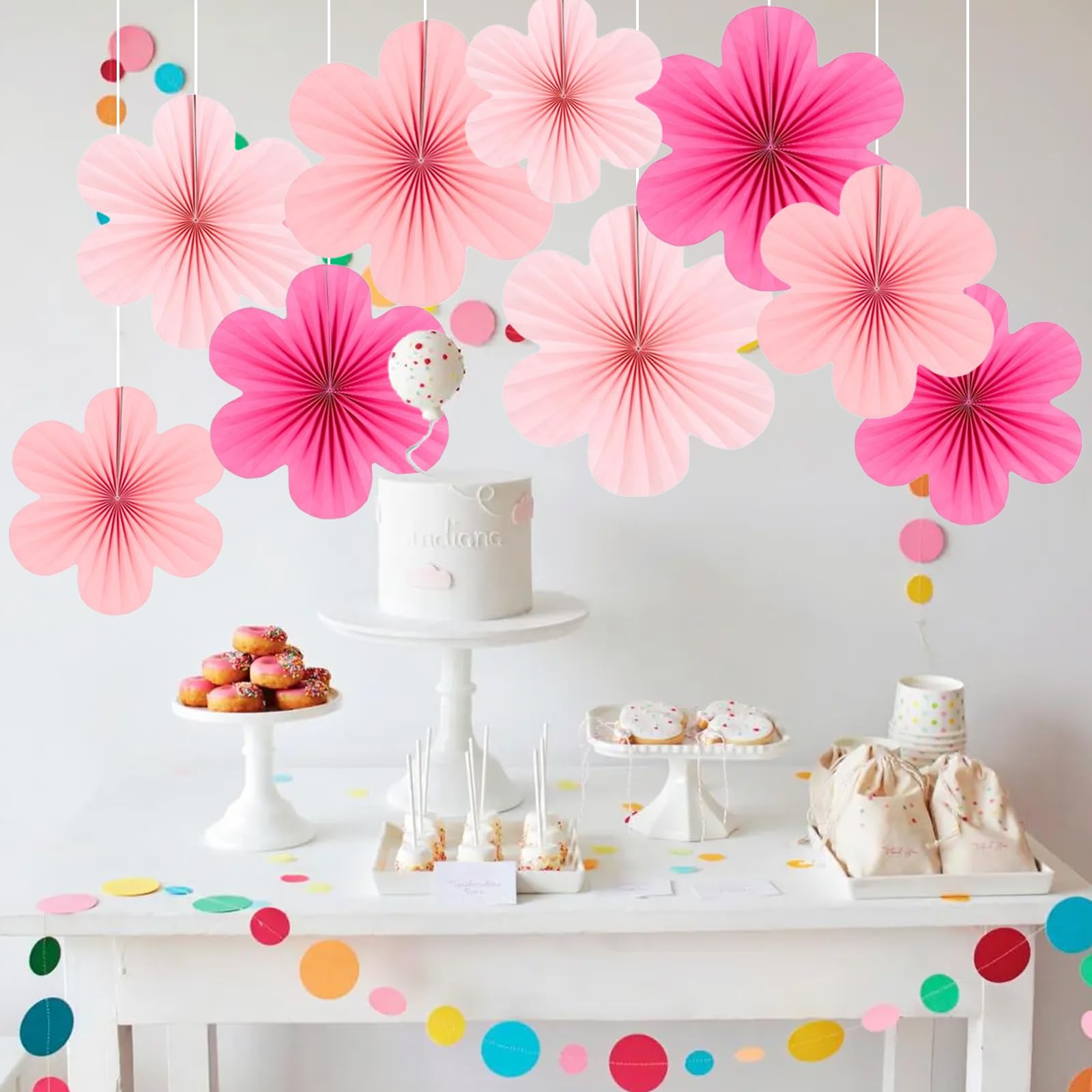 Stelle di carta appese da 30 cm, artigianato floreale di carta per matrimoni, feste di compleanno per bambini, decorazioni fai da te, decorazioni per la casa di Natale, baby shower  15