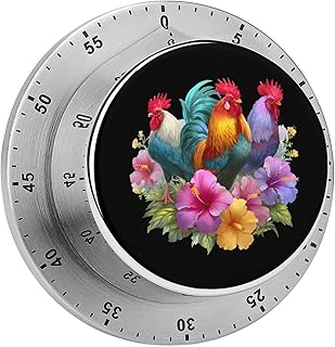 Farm Chicken Kitchen Timer 60 Minute Wind Up Magnetic Timer for Cooking Baking
