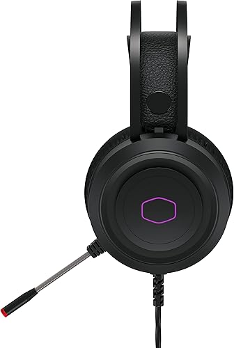 Miniatura 4 de Cooler Master CH321 - Auriculares para videojuegos, auriculares sobre la oreja, controladores de audio de neodimio de 1.969 in, micrófono