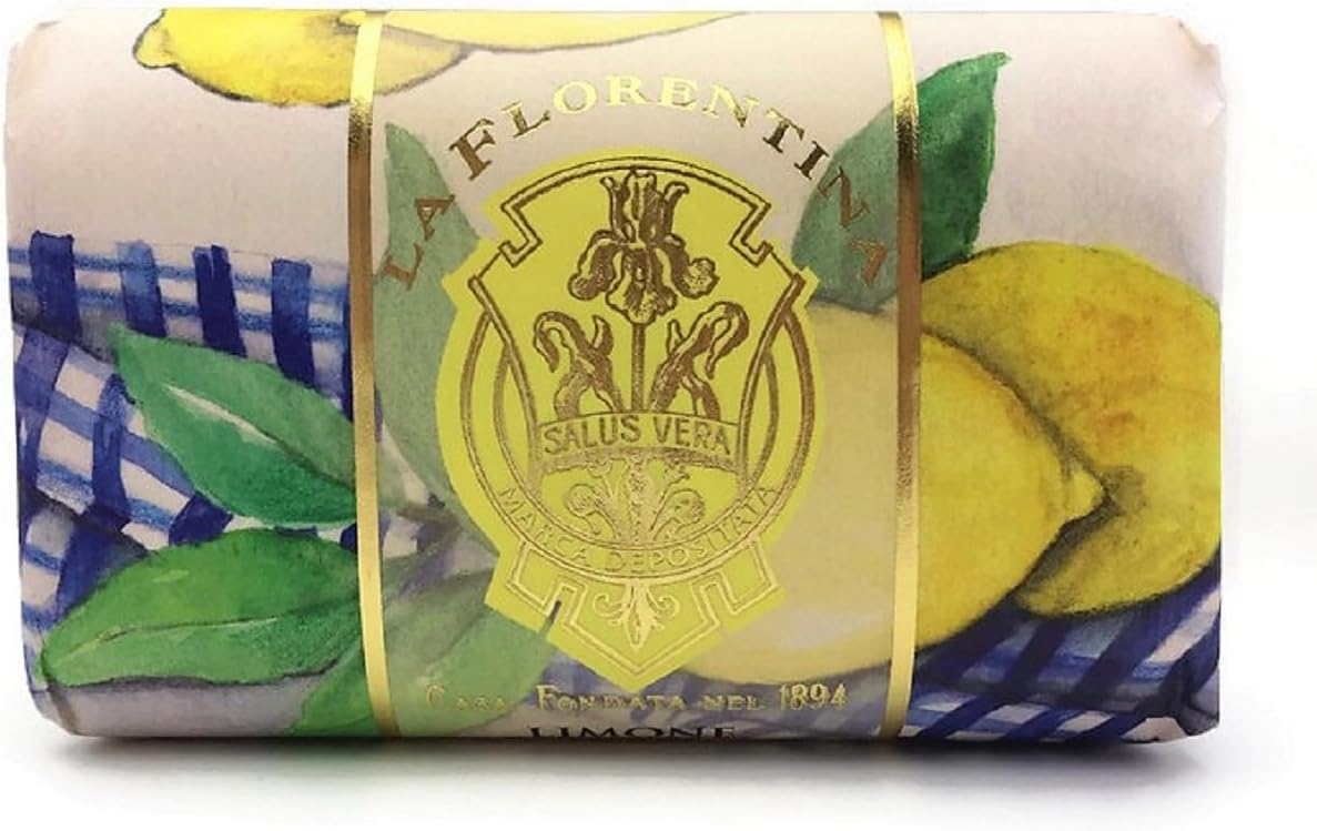 La Florentina Lemon Italian Luxury Bath Soap 10.5 ounce