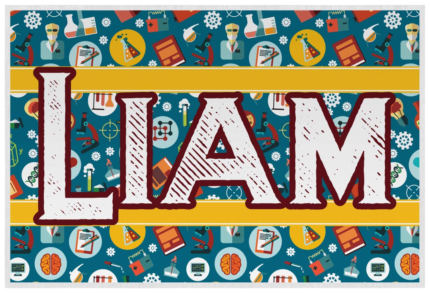 Personalized Rocket Science Laminated Placemat w/Name or Text