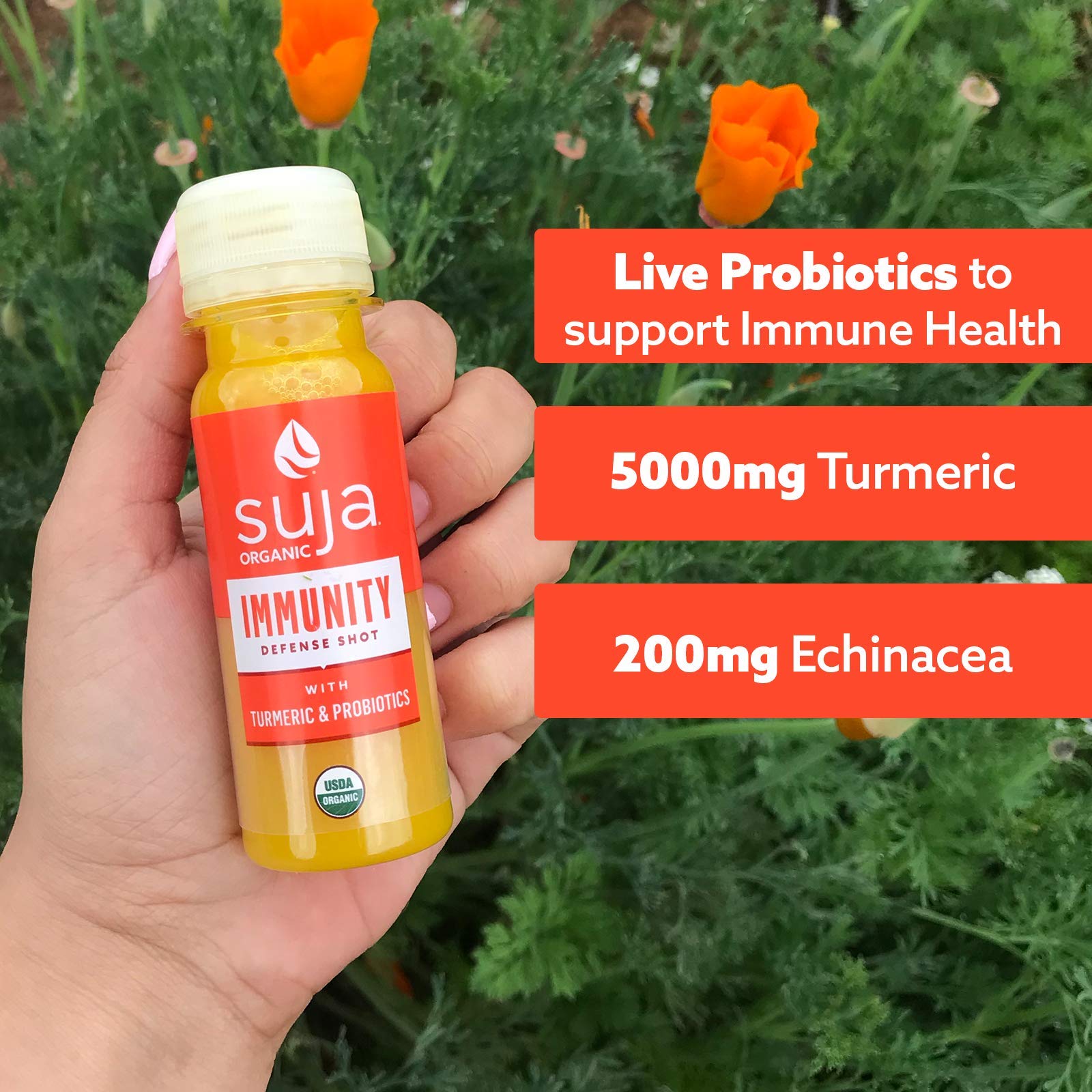 Suja Organic Immunity Defense Shot (30 Pack) with Turmeric and Ginger