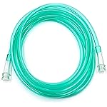 ResOne 5pk 14Ft Oxygen Supply Tubing, Crush Resistant, Standard Connectors for Nasal Cannulas - Green