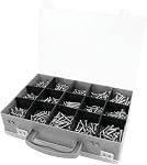Performance Tool W5226 1,200pc SEA/Metric Nut & Bolt Assortment with Case