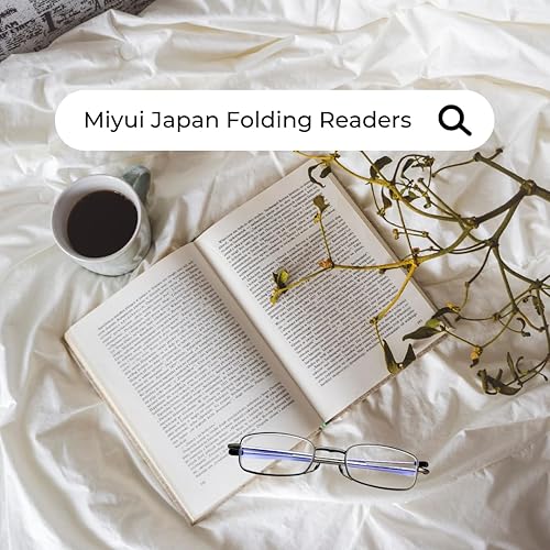 Miniatura 5 de MIYUI JAPAN Anteojos de lectura Floding, bloqueo de luz azul, lectores pequeños, lectores de bisagra de resorte para computadora, antirreflejos UV,