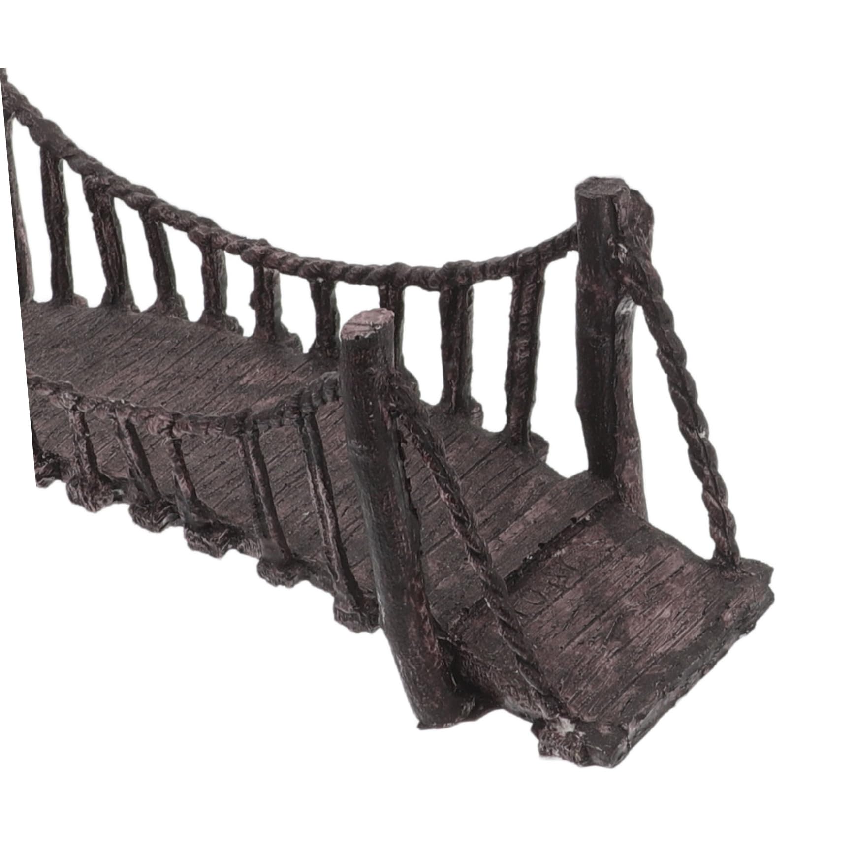 Lot De 5 Ponts Miniatures en Résine pour Décoration D'Aquarium Maison De Poupée Jardin Féerique