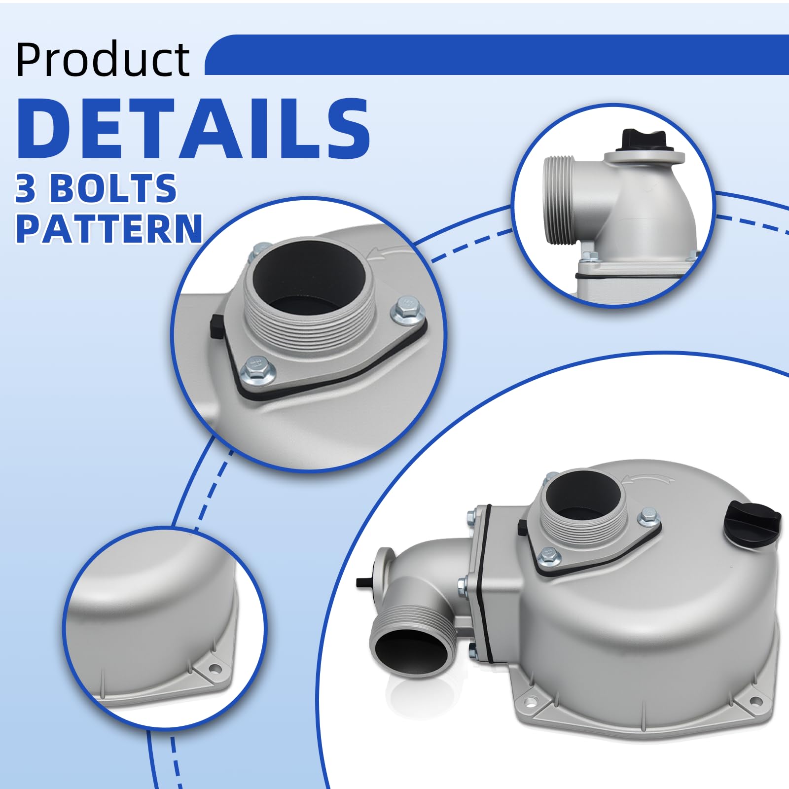 2 Inch Water Pump Body Housing Fit for Champion 212cc 196cc for