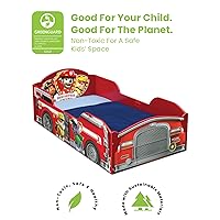 Vista 4 de Delta Children - Cama de madera para niños pequeños, certificado Greenguard Gold, modelo PAW Patrol de Nick Jr