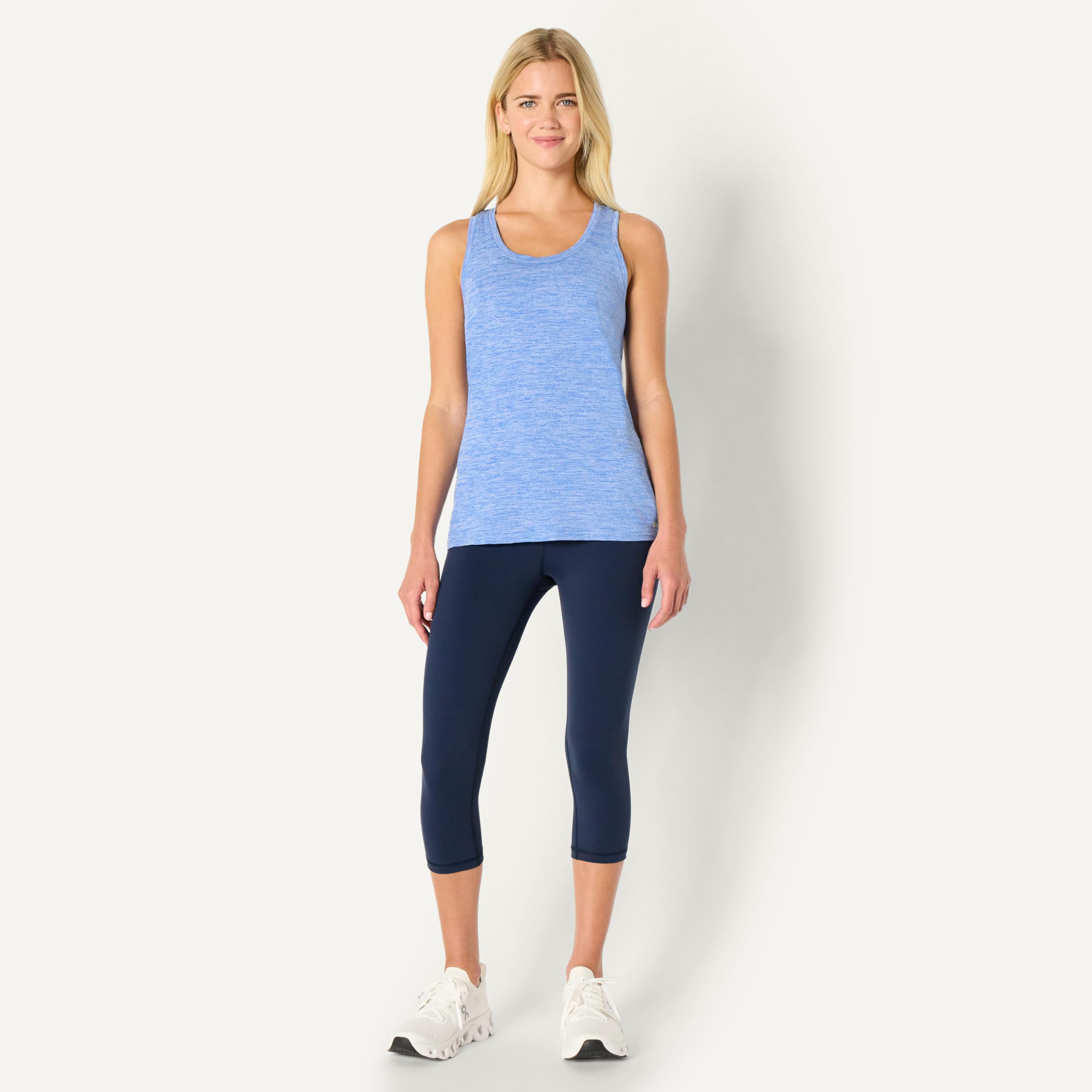 Amazon Essentials Top Deportivo Elástico de Entrenamiento, Secado Rápido y Espalda Nadadora (Tallas Grandes) Mujer, Paquetes Múltiples - 4