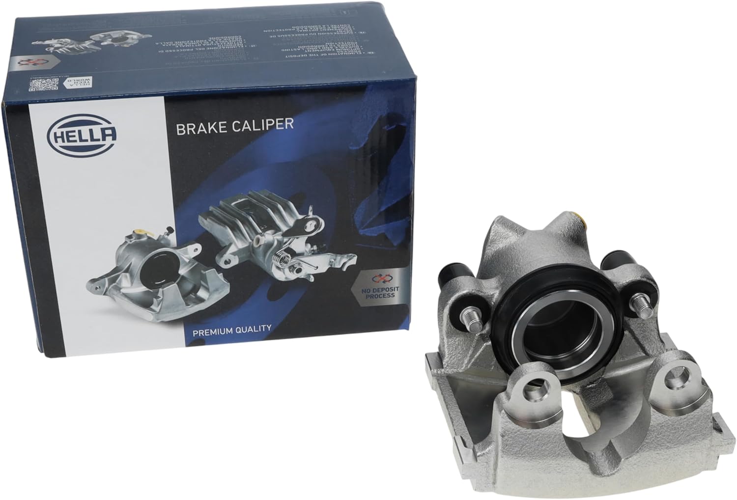 HELLA Brake Caliper Compatible with Select 2001-2010 BMW, Front Left