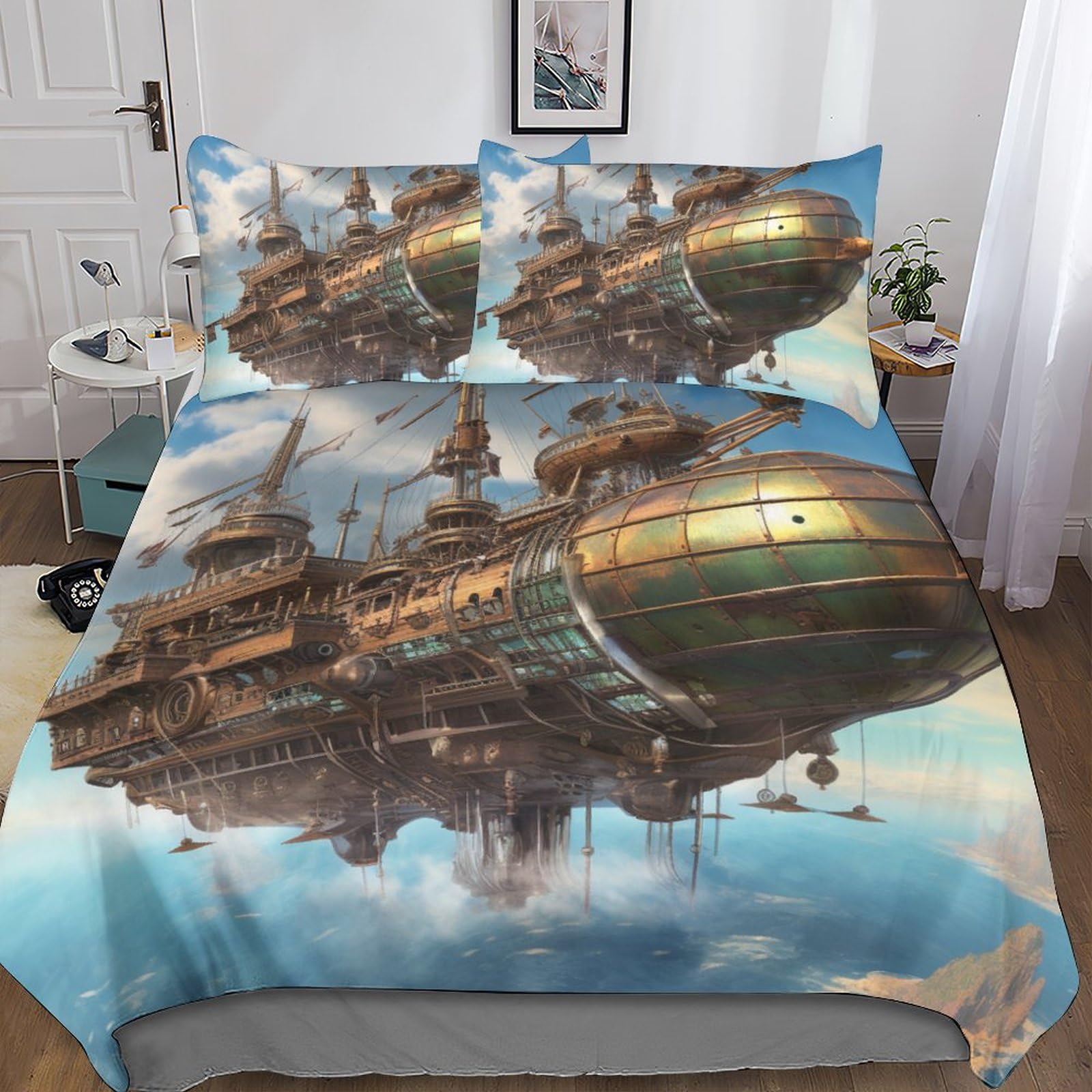 Parure de lit airships et les vaisseaux de l'empire pour des nuits pleines d'aventures
