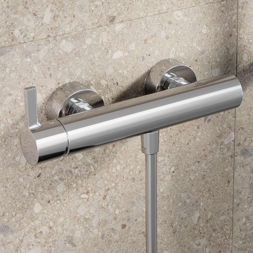 Ideal Standard - Miscelatore Doccia Esterno Joy Art.BC785 - Cromo, 1 Uscita, A Magazzino