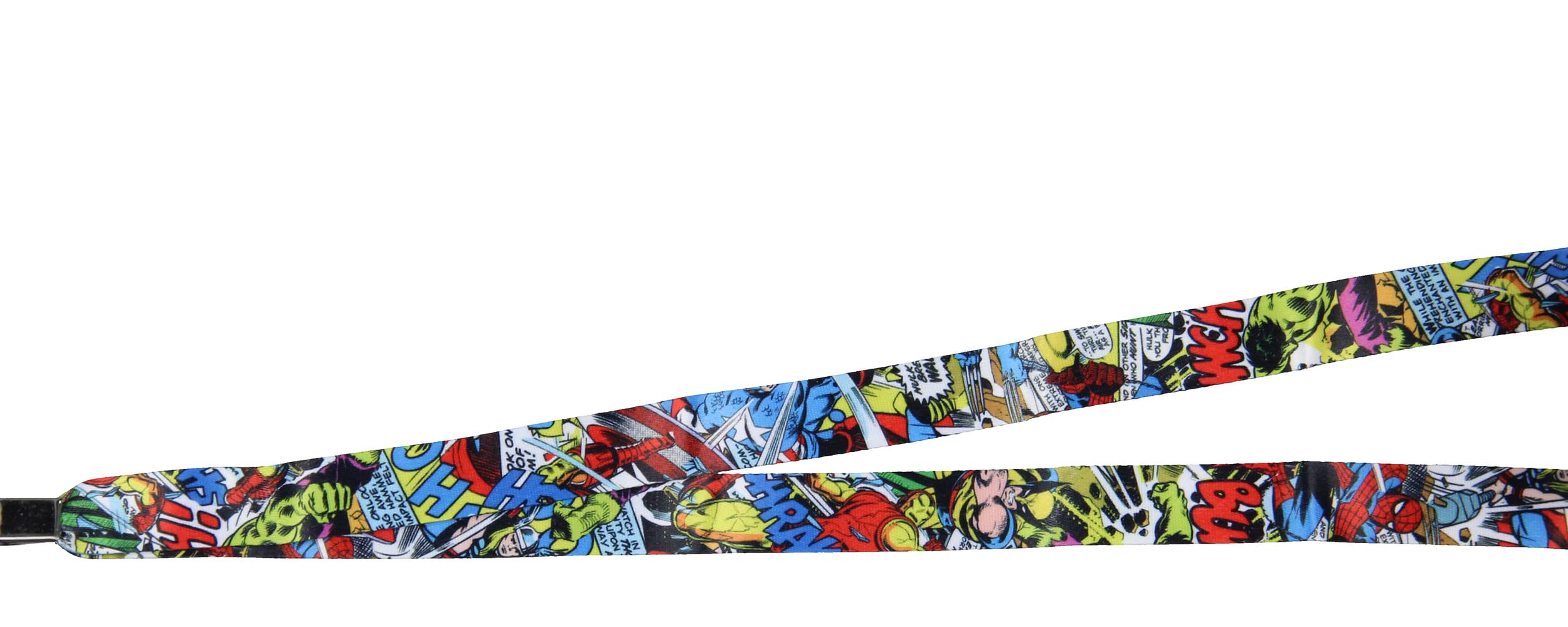 Marvel Comic Book grafica ID Lanyard porta badge e 2" il fascino di gomma