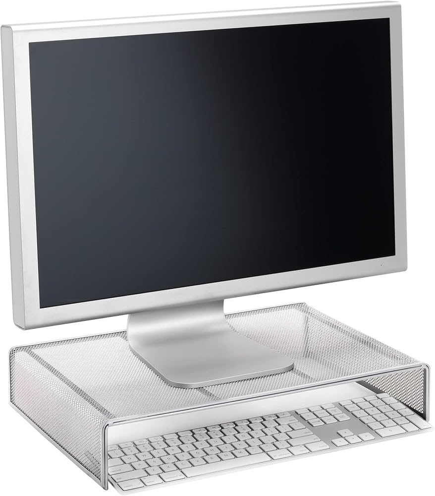 Amazon.co.jp: Brenton Studio® シルバーメッシュモニタースタンド