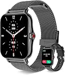 Montre intelligente, Colesma Smart Watch pour les femmes 1.83" Tracker de fitness, appel Bluetooth, DIY Cadran, fréquence cardiaque SpO2 Surveillez le sommeil, 120+ Modes sportifs, IP68 Smartwatch étanche pour Android & iOS rose