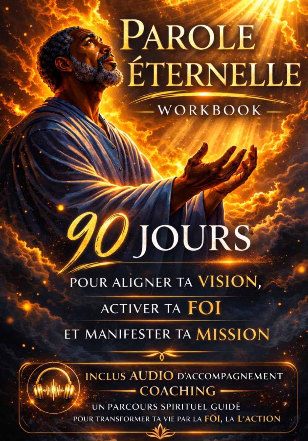 Workbook 90 jours — Aligne ta Vision, Active ta foi, Manifeste ta Mission: Le parcours spirituel guidé pour aligner ta vision, activer ta foi et manifester ta mission
