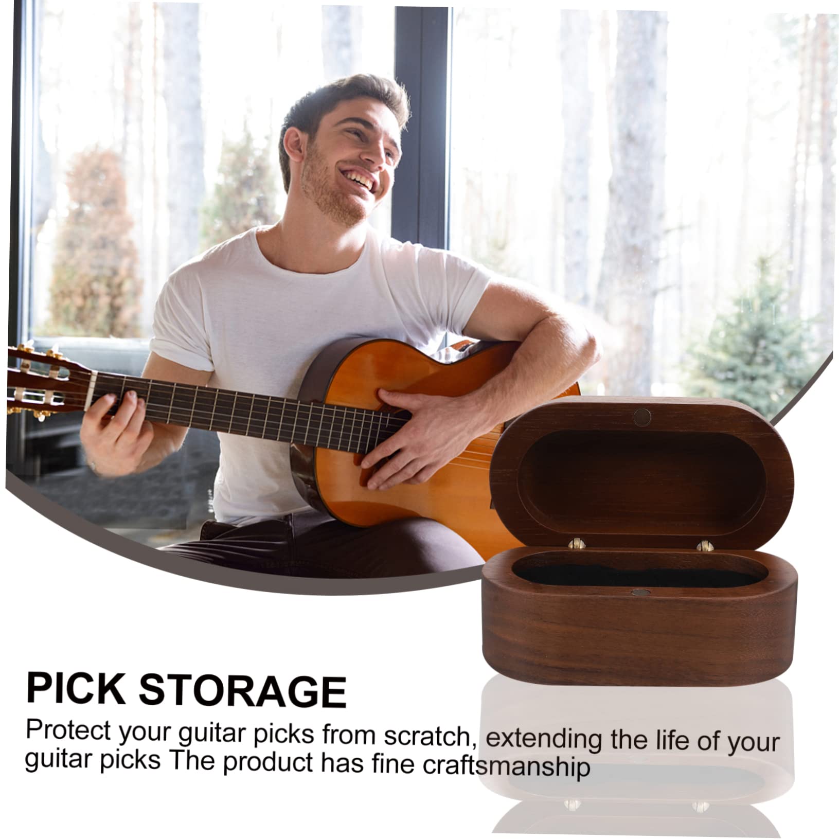 ibasenice 4stücke Gitarren-Pick-aufbewahrungsboxen Assortierte Farben Für Plectrum-Ordnung Und Schutz Für Musiker Und Geschenkideen Ohne Picks