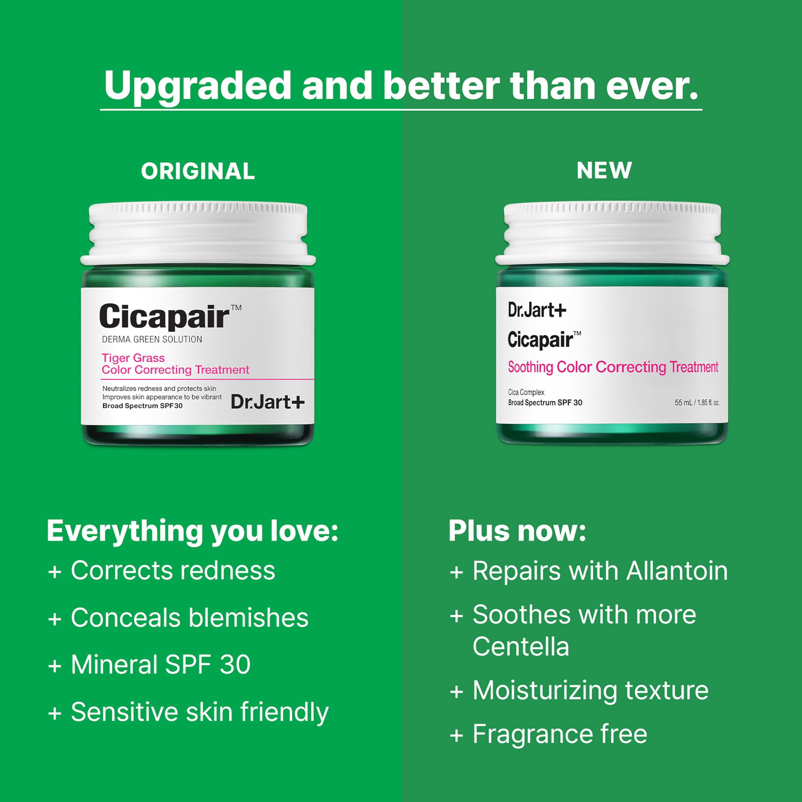 Dr. Jart+ Cicapair Soothing Color Correcting Treatment SPF 30 with Centella Asiatica Extracts | cc cream | Korean Skin Care