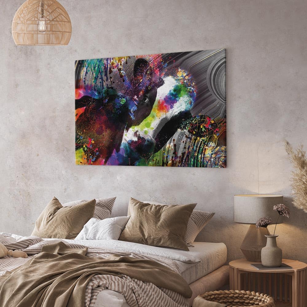 Murando Akustikbild 'Highland Kuh' – Schallabsorber 60x40 Cm, Leinwand Mit Akustikschaum