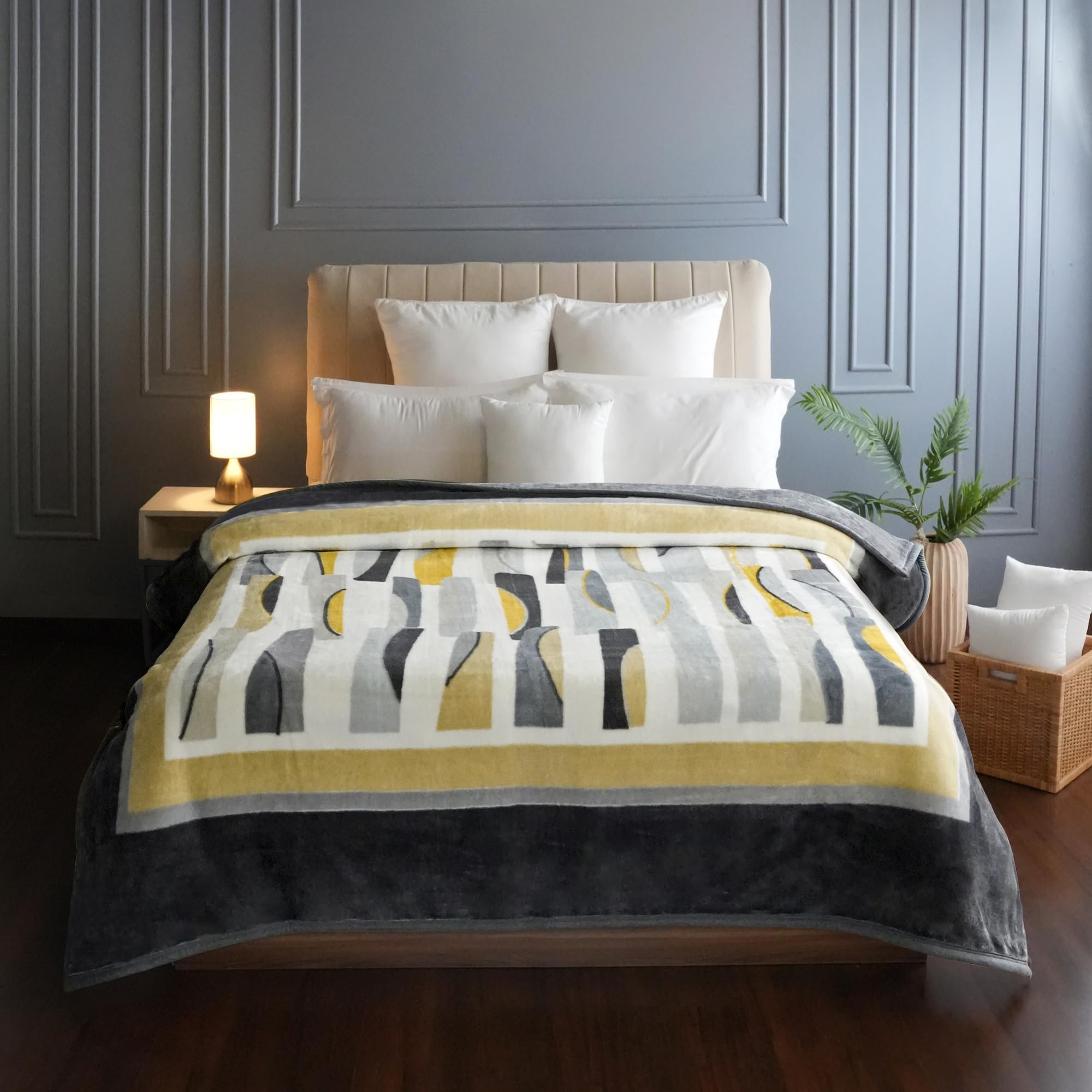 MYTRIDENT Mink Blanket - Super Soft & Cozy Double Bed -18