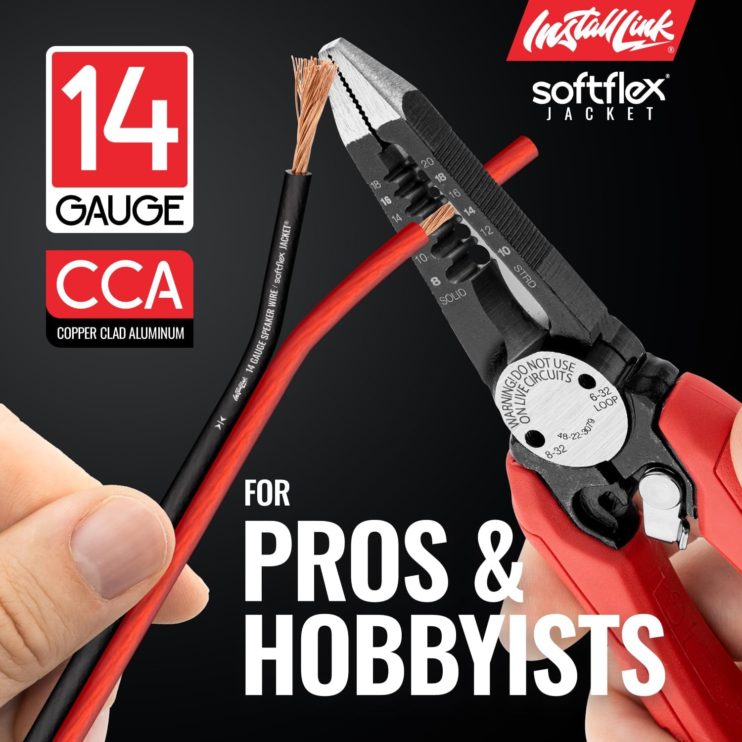 Install Link 14 AWG Gauge Speaker Wire (100 Feet) Car or Home Theater (CCA) image 3