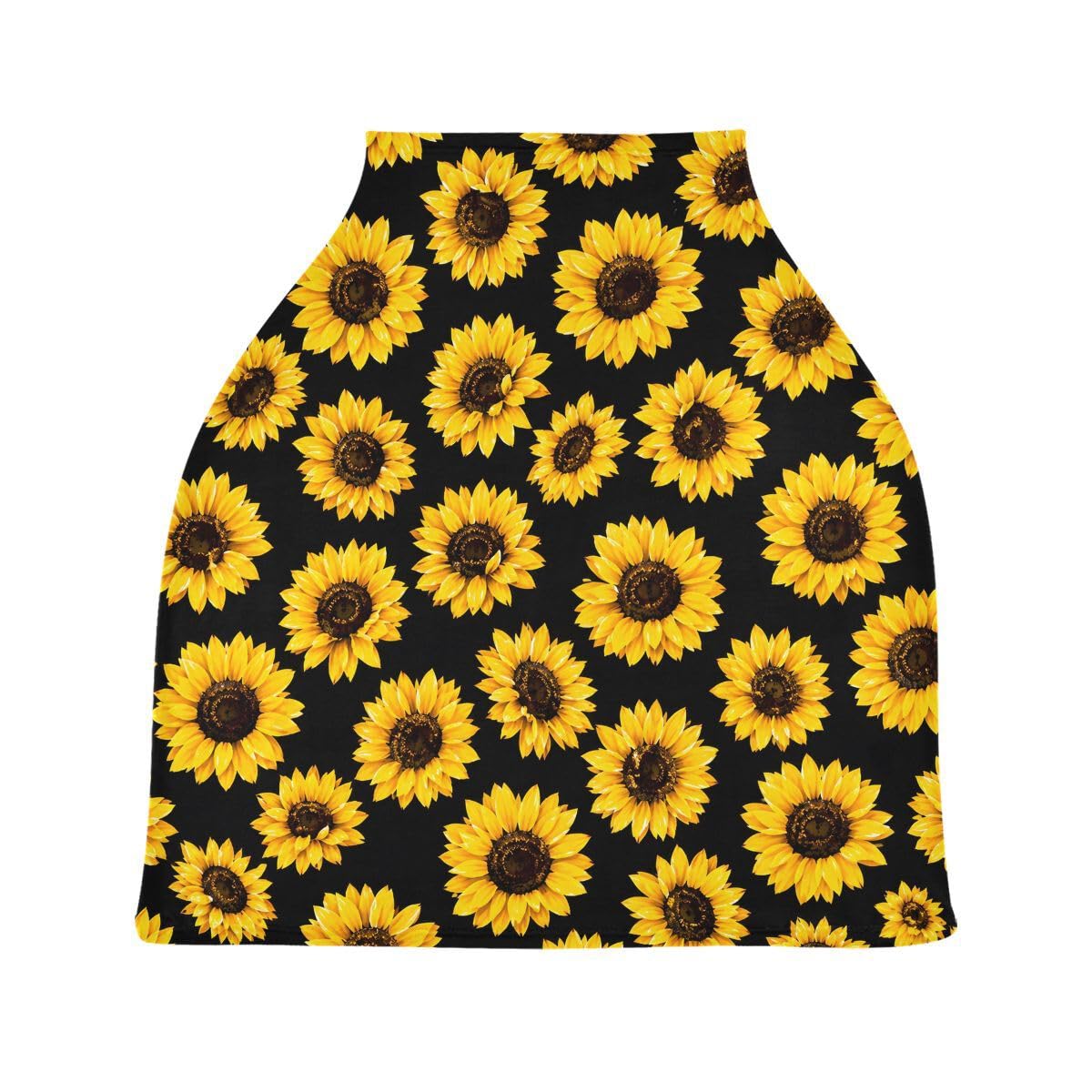 Cubierta de lactancia, suave para el asiento del coche, cubierta de girasol multiusos para el asiento del coche del bebé, cubierta del carrito de la compra, bufanda, manta ligera para cochecito