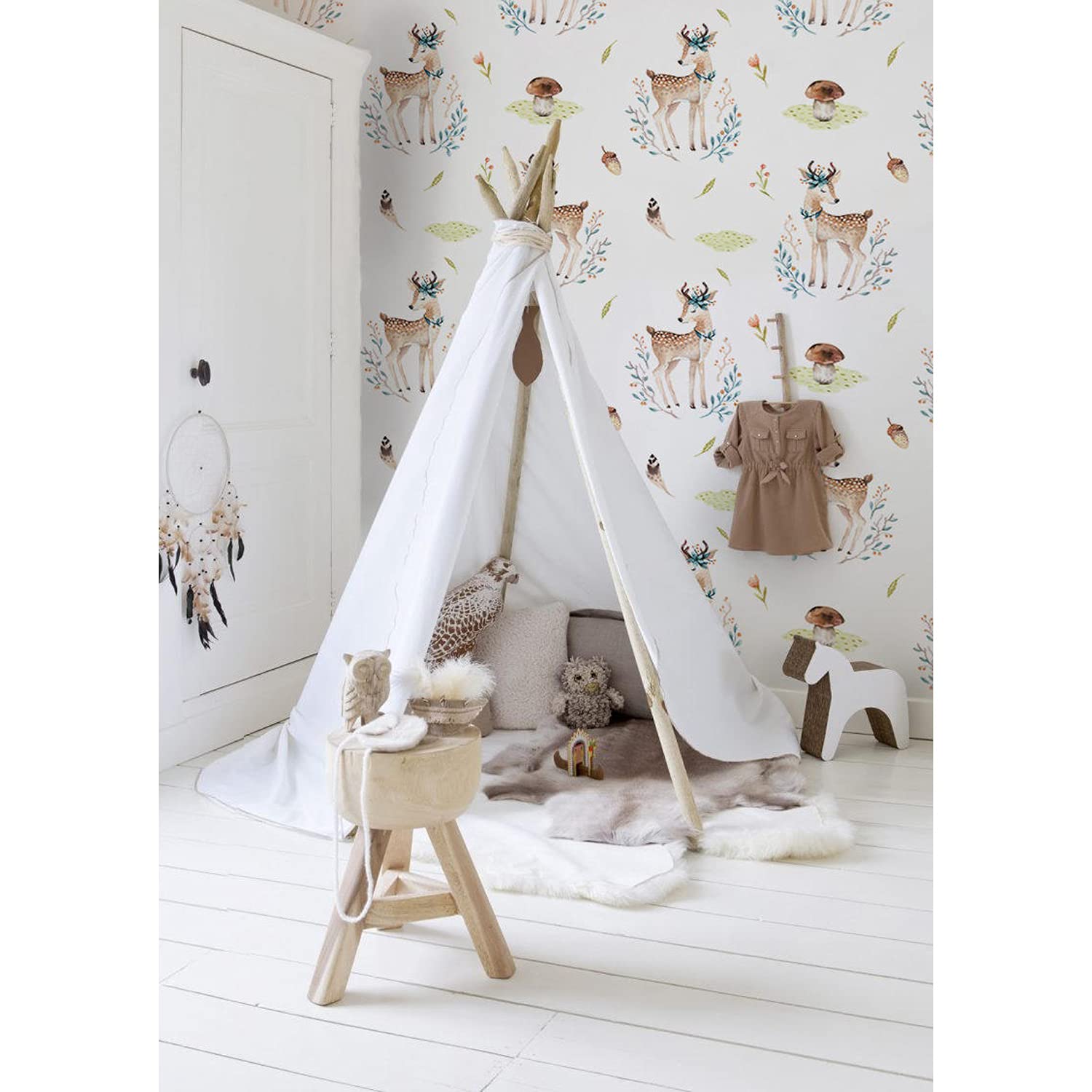 Papier peint salon et chambre Coloray 290x290cm pour créer un cocon