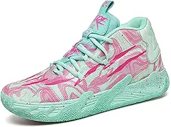 Tênis de basquete feminino, leve, com cadarço, cano alto, macio, antiderrapante, tênis de corrida, vôlei, tênis esportivo clássico