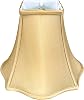 Royal Designs, Inc. Flare Bottom Outside Square Bell Lamp Shade, 4 x 10 x 8.5, Beige (BS-702-10BG)