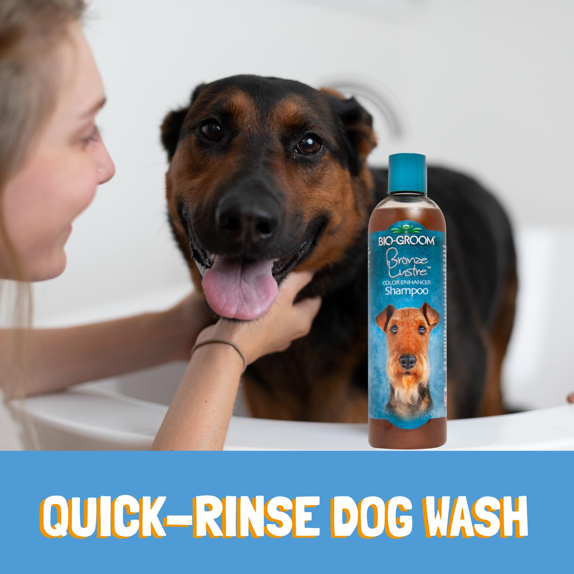 Bio-groom Bronze Lustre Enhancer Pet Shampoo, 1-Gallon