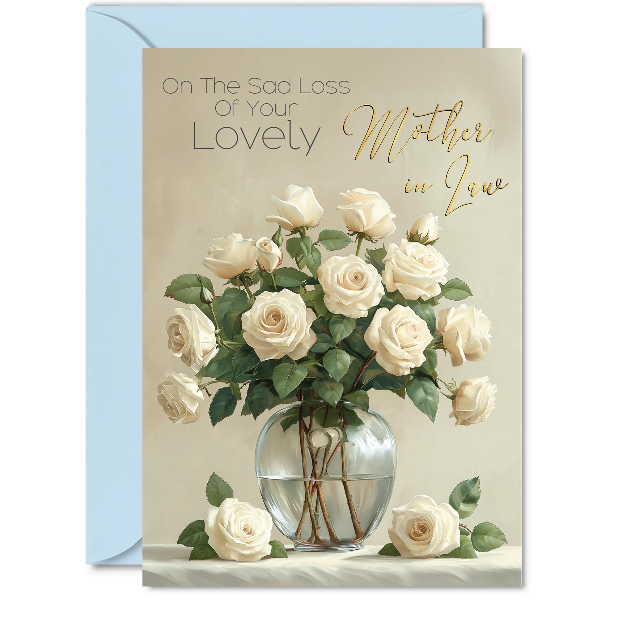 Sympathy Cards Loss of Mother in Law, Lovely Mother in Law Condolences Card
