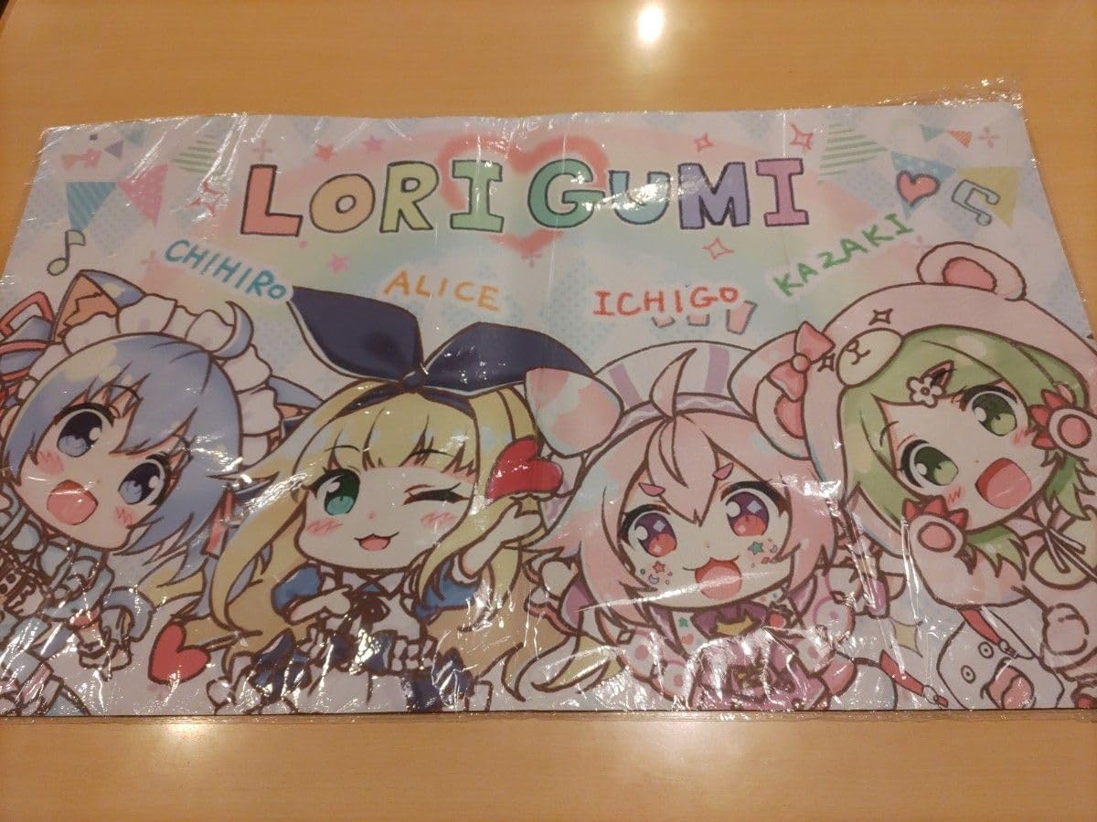 zebrasmise　ロリ組　プレイマット　にじさんじ ☆関税込☆ロリ組 プレイマット アカバネ zebrasmise☆大人気☆