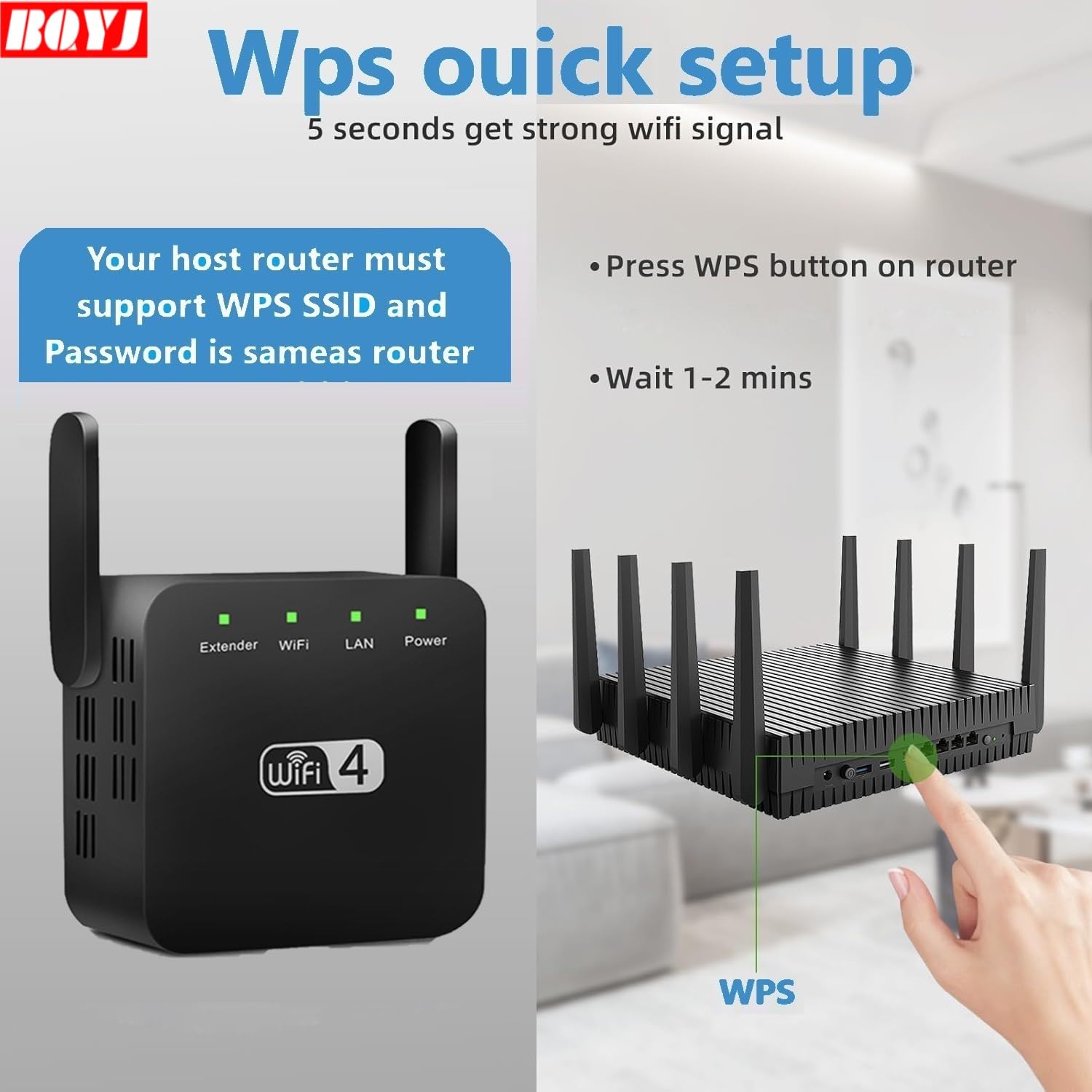 Estensore WiFi 2026, ripetitore WiFi, Ripetitore WiFi, copre fino a 4500 mq e 45 dispositivi, ripetitore Internet, con porta Ethernet, installazione rapida, ripetitore di segnale wireless domestico