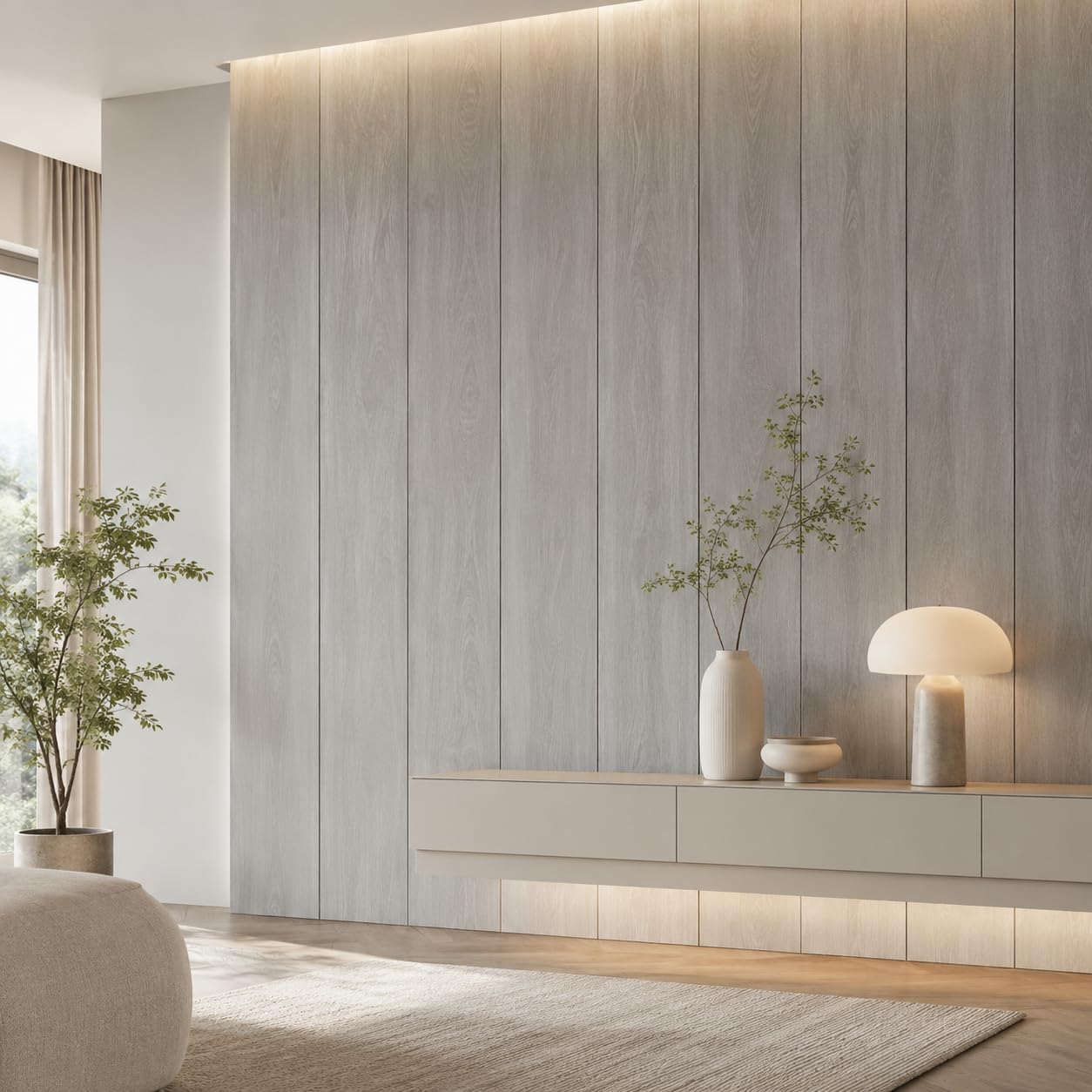 Klick - Pavimento in vinile rigido SPC, decorazione per piastrelle, impermeabile, 4 mm + 1 mm, isolamento per riscaldamento a pavimento (Mons Maple, Box 2,25 m²)