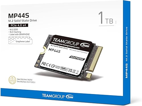Miniatura 8 de TEAMGROUP MP44S SSD 1TB cache SLC Gen 4x4 M.2 2230 PCIe 4.0 NVMe Steam Deck ASUS ROG Ally Mini PCs velocidad de lecturaescritura de hasta 50003500