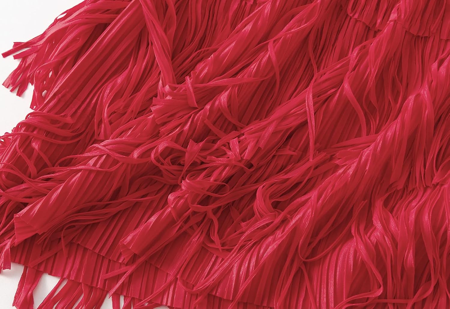 Women's Solid Color Tassel Midi Skirts Elegant High Waist Straight Skirts Summer Pencil Long Fringe Skirt