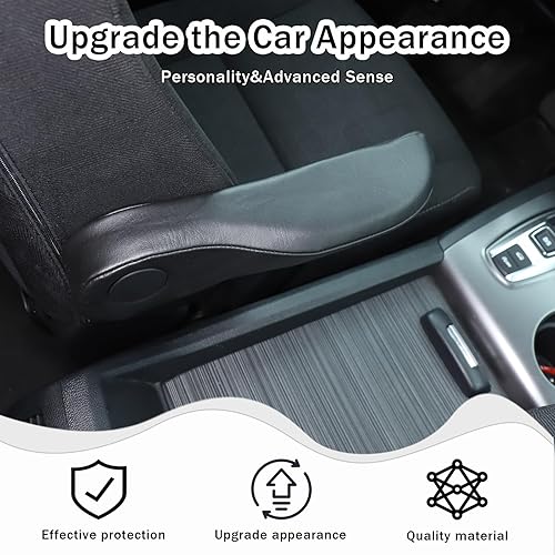 Miniatura 3 de HIRUFAIT Fundas para reposabrazos de asiento de coche para Honda Pilot 2019-2022 Ridgeline 2017-2023 Passport 2019-2023, Protector de reposabrazos