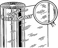 Warp Bros Flex-O-Glass NFG-36P Crystal Clear 4 Mil Plastic Sheeting 36" x 25 ft for Storm Windows